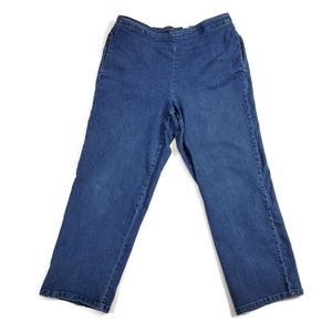 Alfred Dunner Elastic Waist Jeans 14P